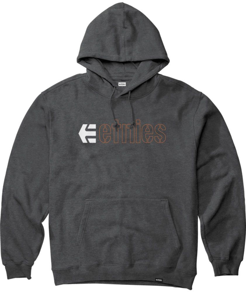 Etnies Ecorp Pullover Hoodie Charcoal Heather Spokes and Clothes