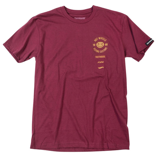 Fasthouse Hot wheels Tee Maroon