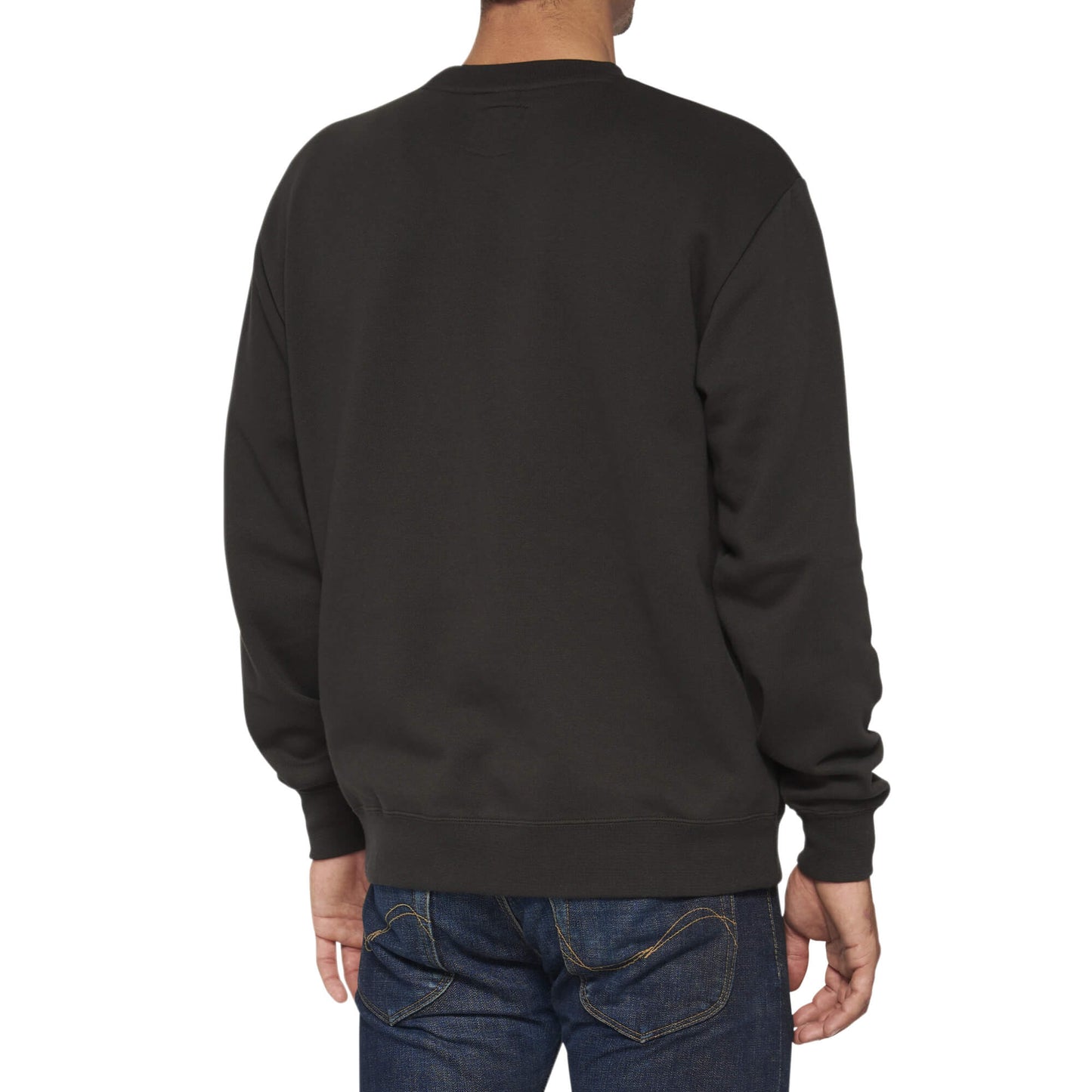 100% AVALANCHE Pullover Crewneck Fleece Light Black - L